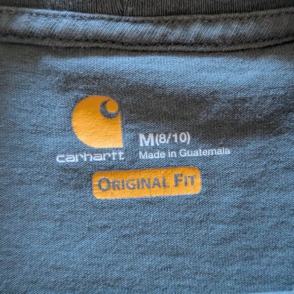 Carhartt Green/gray Two-tone Long Sleeve Shirt, M - Picture 3 of 5